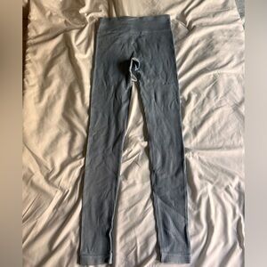 Blue ribbed forever 21 leggings